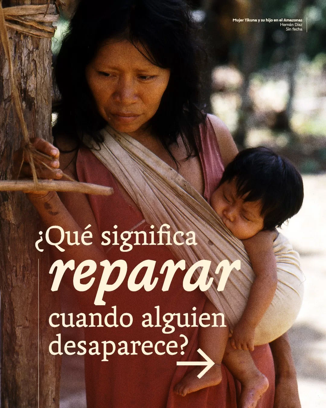 ¿Qué significa reparar cuando alguien desaparece?