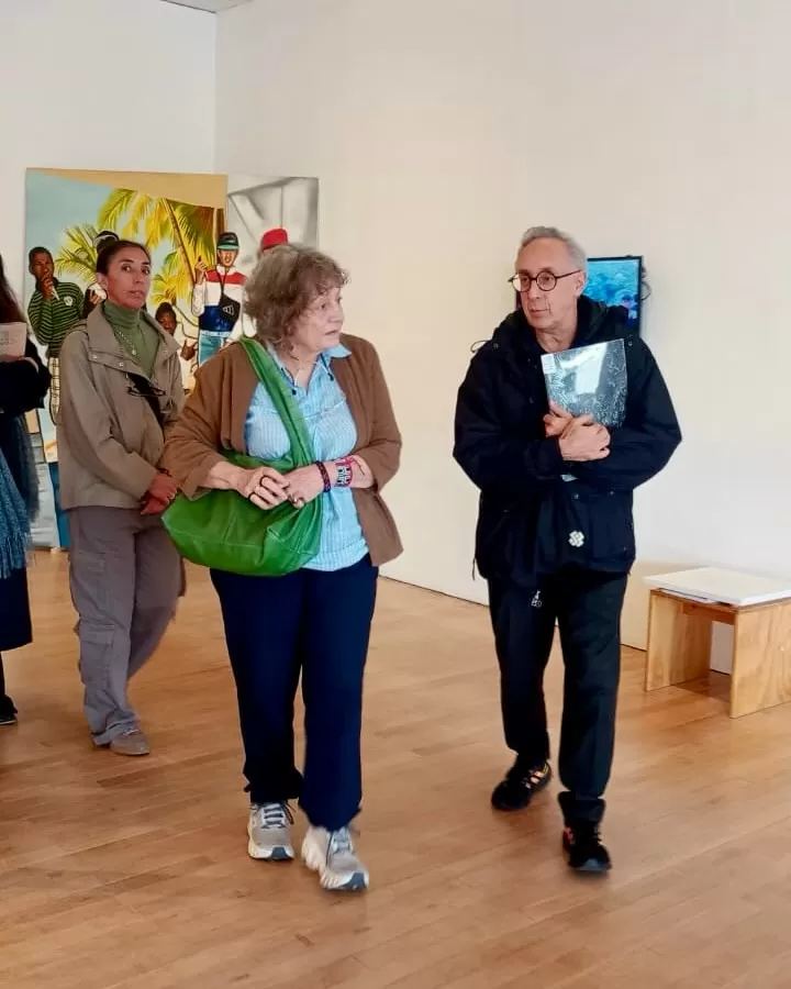 Fotografía de Rita Segato en los Museos de Arte del Banco de la República