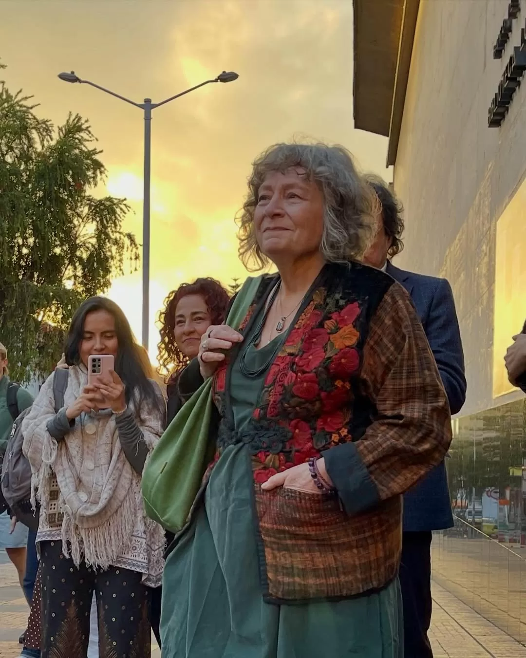 Fotografía de Rita Segato en la Biblioteca Luis Ángel Arango 