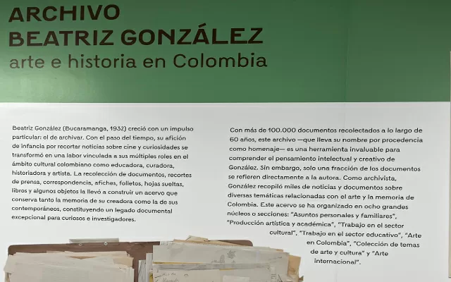 Foto a color, archivo Beatriz González, Centro Cultural de Bucaramanga 