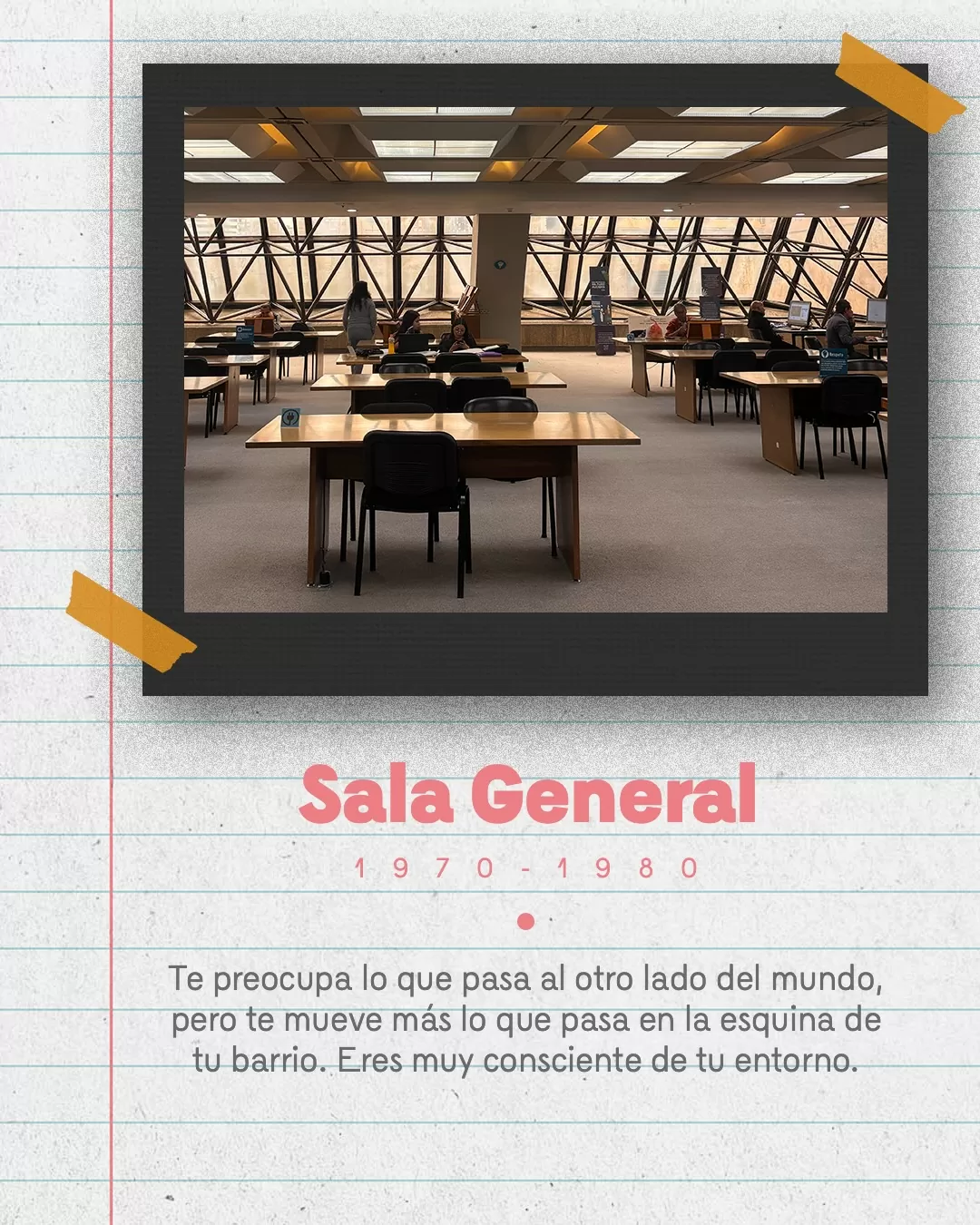 Fotografía de la Sala General de la BLAA