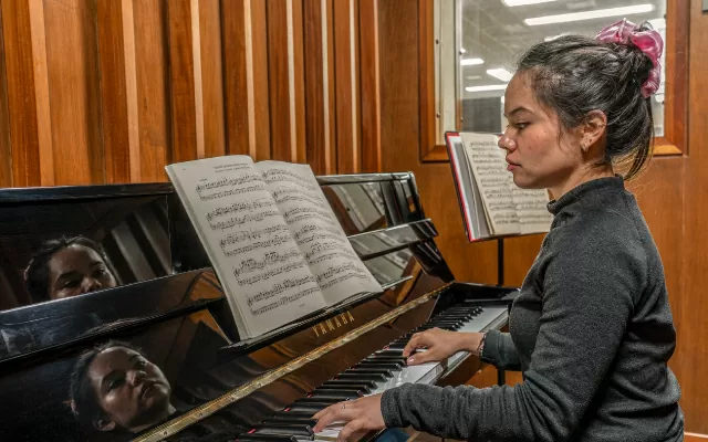 Sala de Música de la Biblioteca Luis Ángel Arango BLAA, 2025.