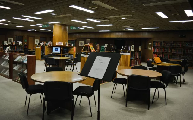 Sala de Música de la Biblioteca Luis Ángel Arango (BLAA).