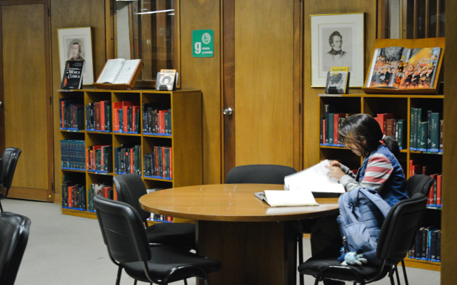 Sala de Música de la Biblioteca Luis Ángel Arango (BLAA).