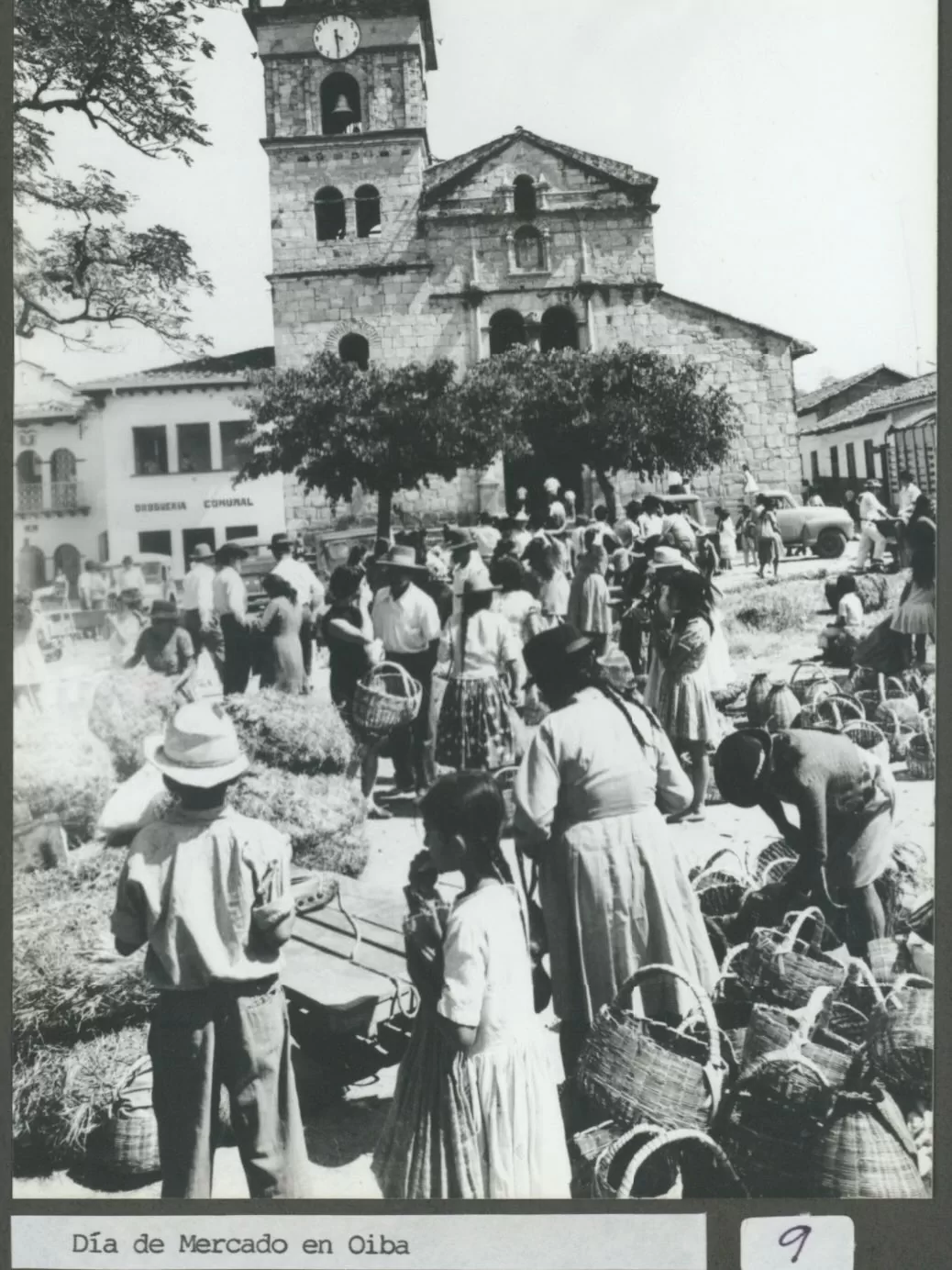 Día de mercado en Oiba fotografía de Carlos Eslava Flórez.