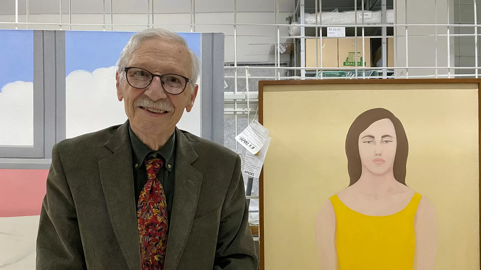 Santiago Cárdenas y su obra Retrato en amarillo