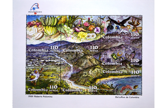Estampillas Se-tenant Colombia