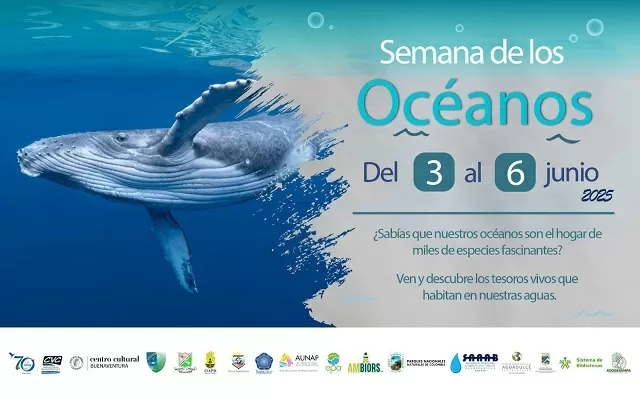 Pieza de divulgación Semana de los Océanos 2025 - Buenaventura