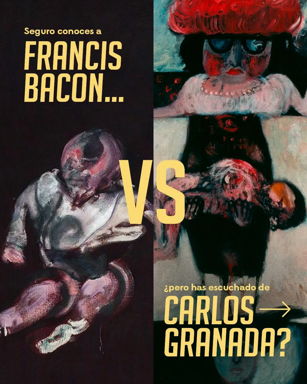 Seguro conoces a Francis Bacon, pero ¿has escuchado de Carlos Granada?