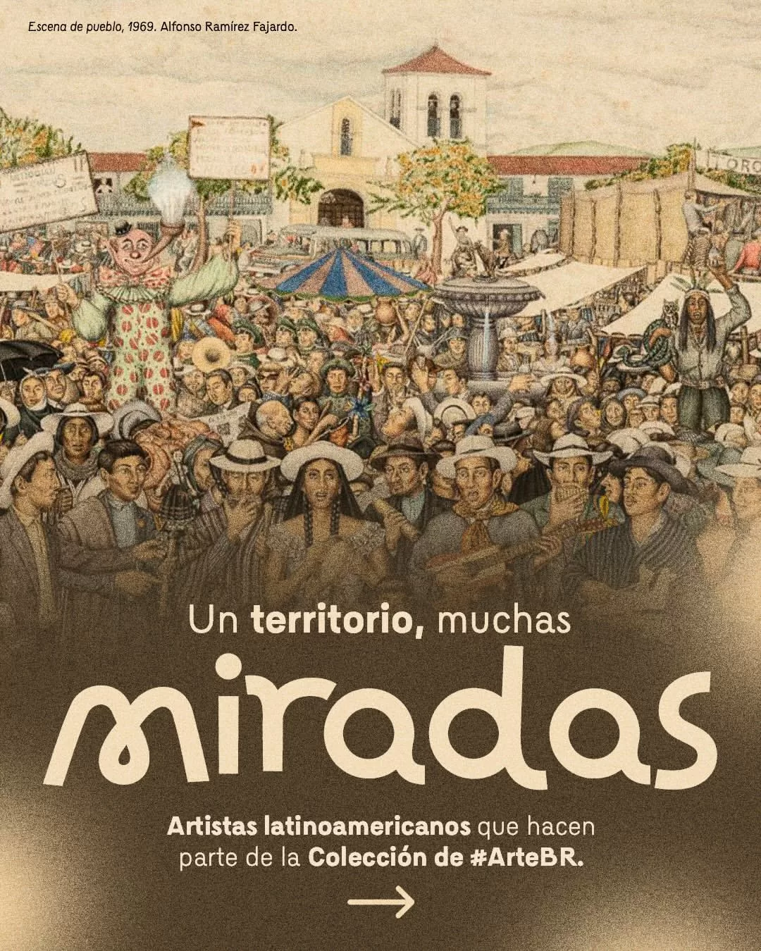 Un territorio, muchas miradas. Artistas latinoamericanos que hacen parte de la Colección de Arte del Banco de la República.