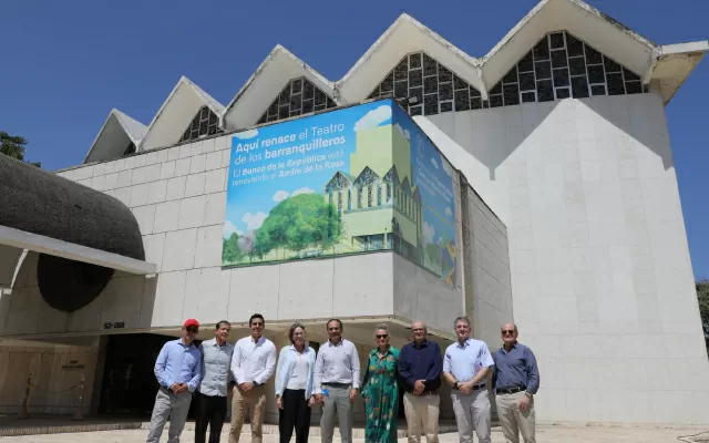 El Banco de la República le sigue cumpliendo a Barranquilla con el anuncio del inicio de obras del nuevo Teatro Amira de la Rosa.