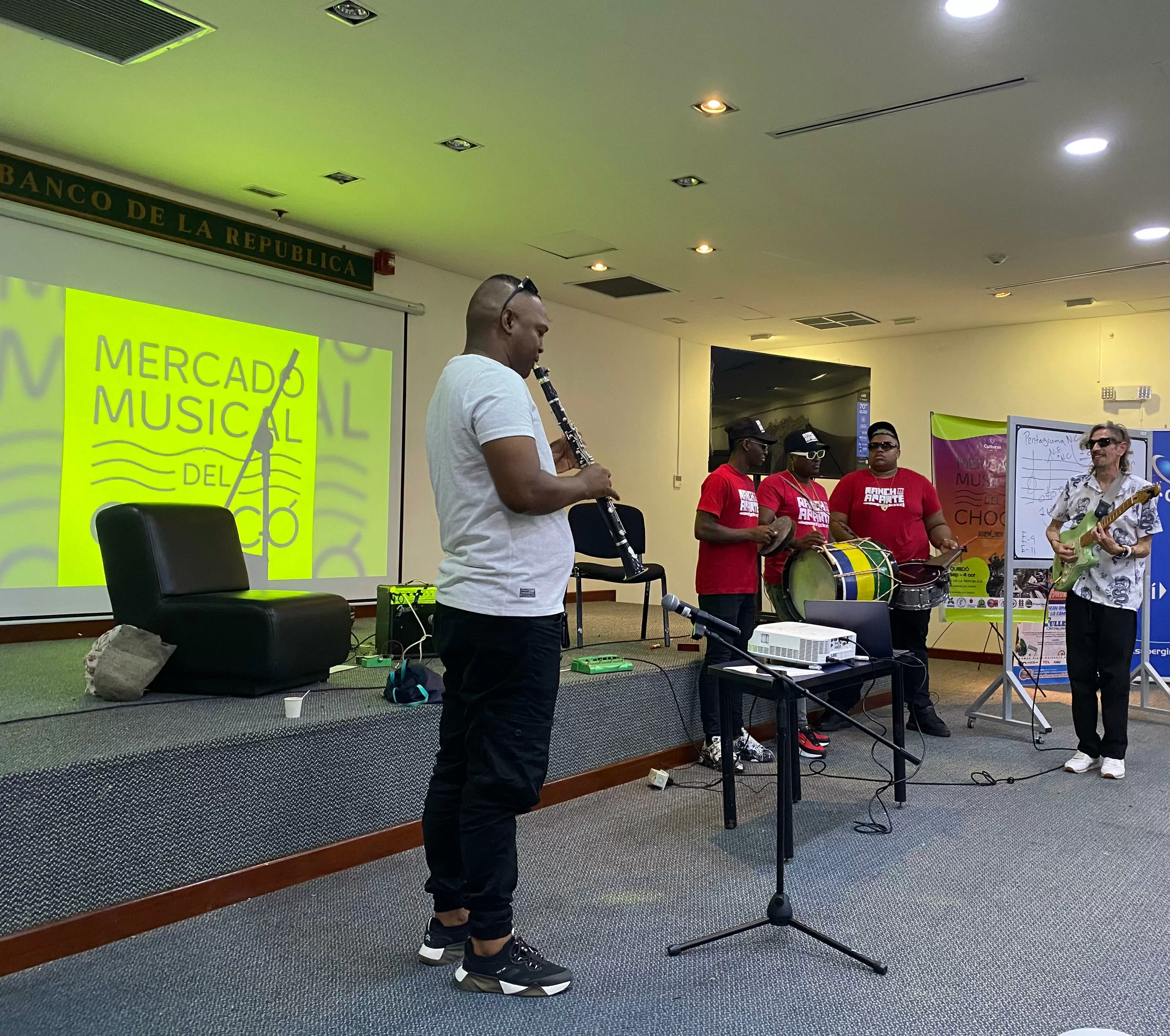 Taller en el marco del Mercado Musical del Chocó