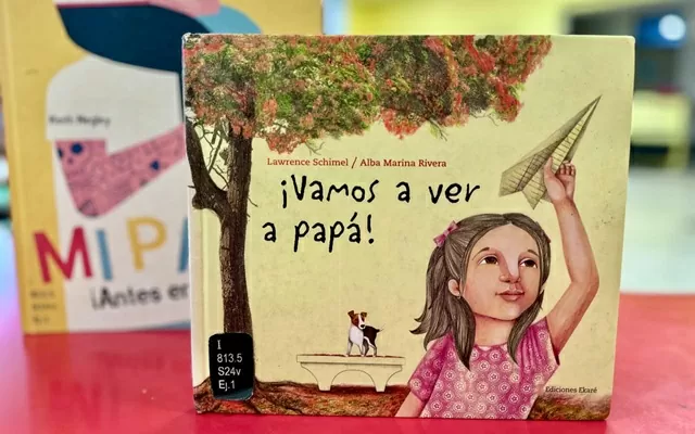Portada del libro "Vamos a ver a papá"