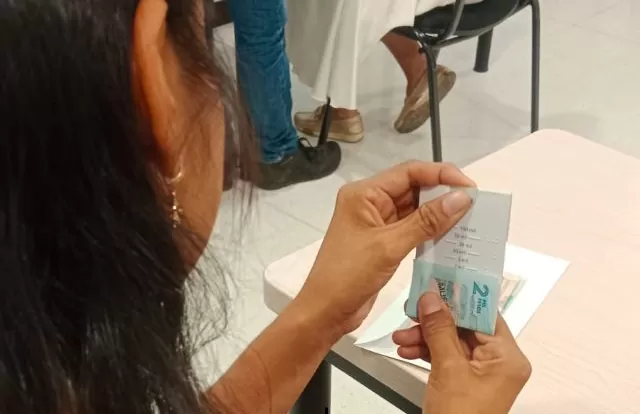 Inclusión medidor de billetes en braille Neiva