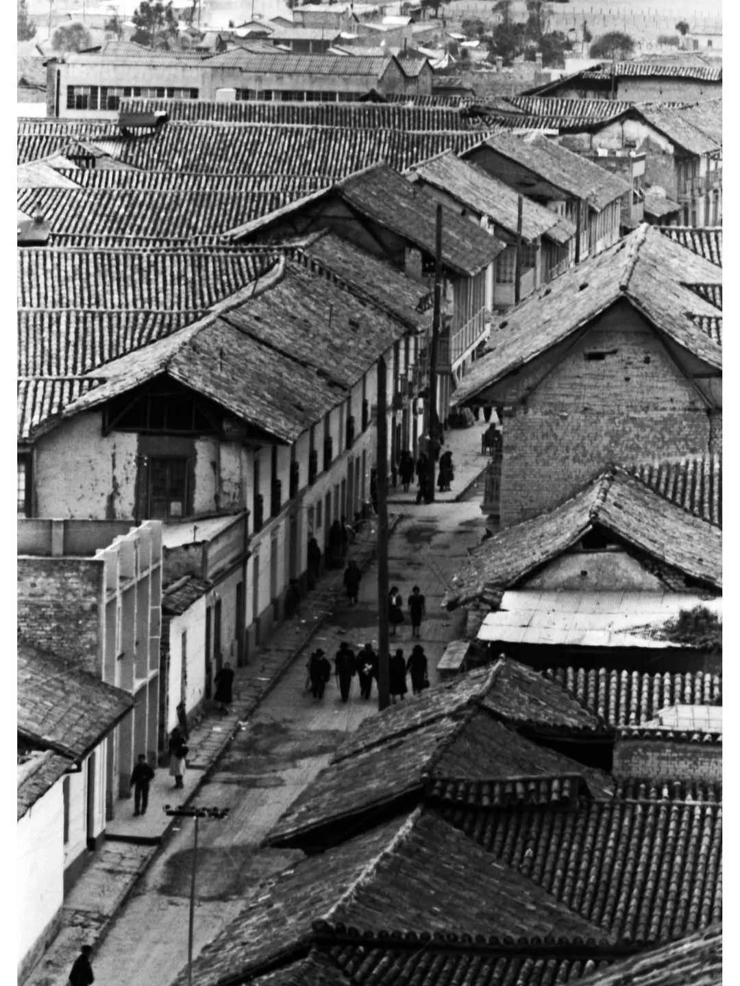 Fotografía de Tunja en 1960