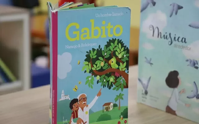 Carátula del libro infantil Un hombre llamado Gabito
