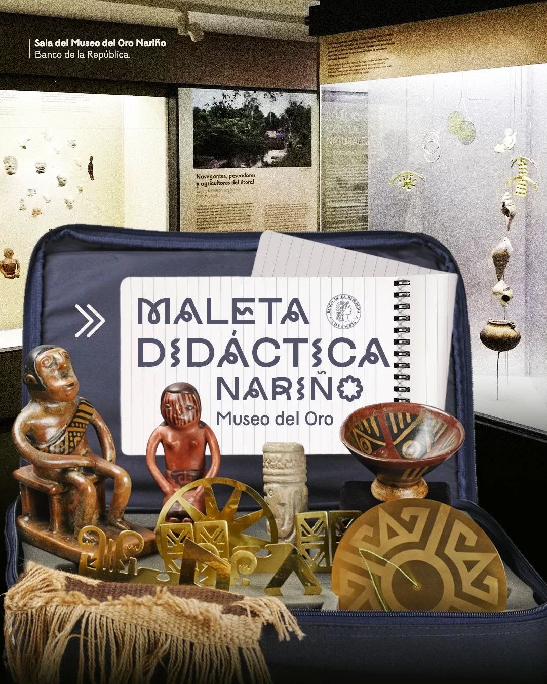 Sala del Museo del Oro Nariño