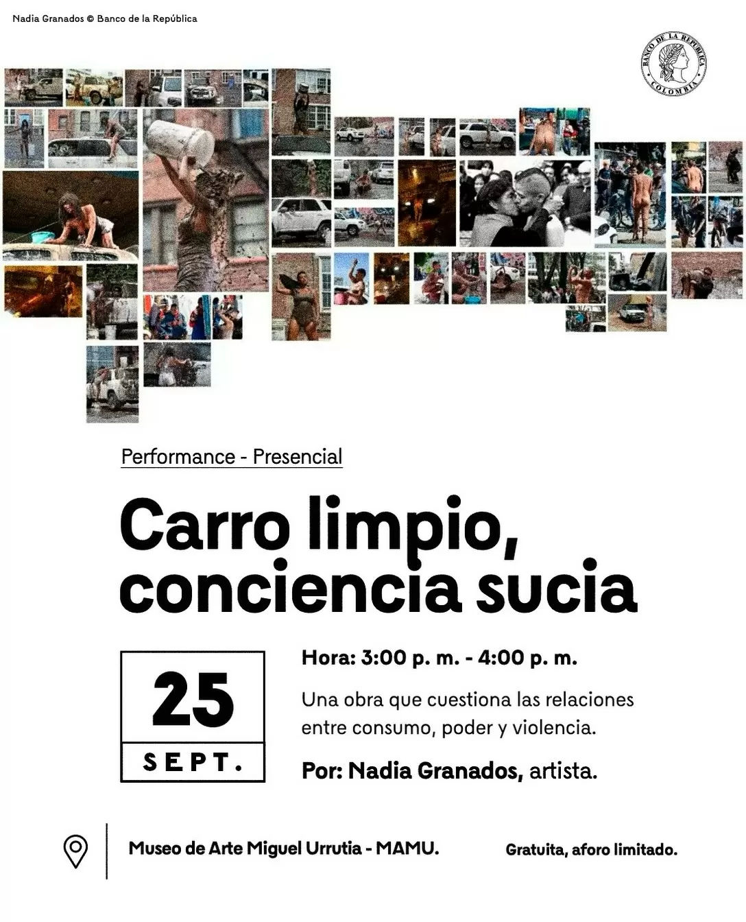 Carro limpio conciencia sucia.