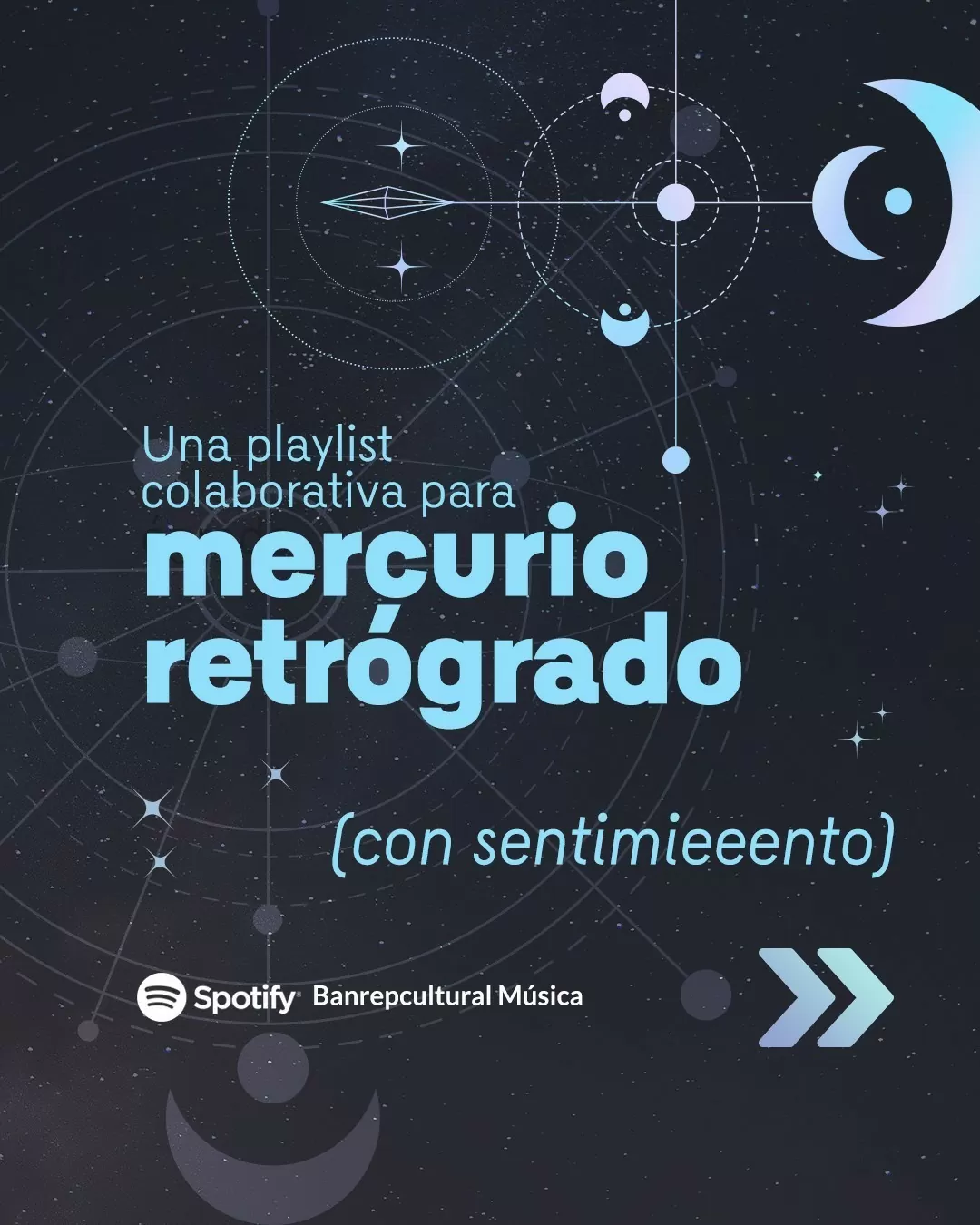 Una playlist colaborativa para mercurio retrógrado