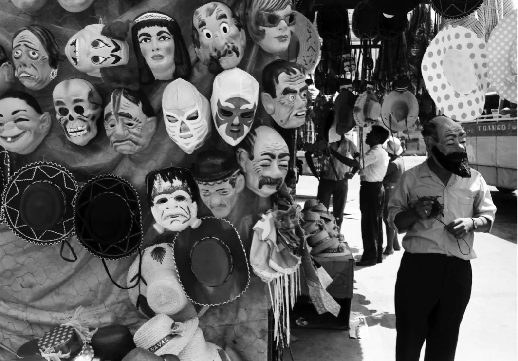 Vendedor de máscaras en Barranquilla- Hernán Díaz