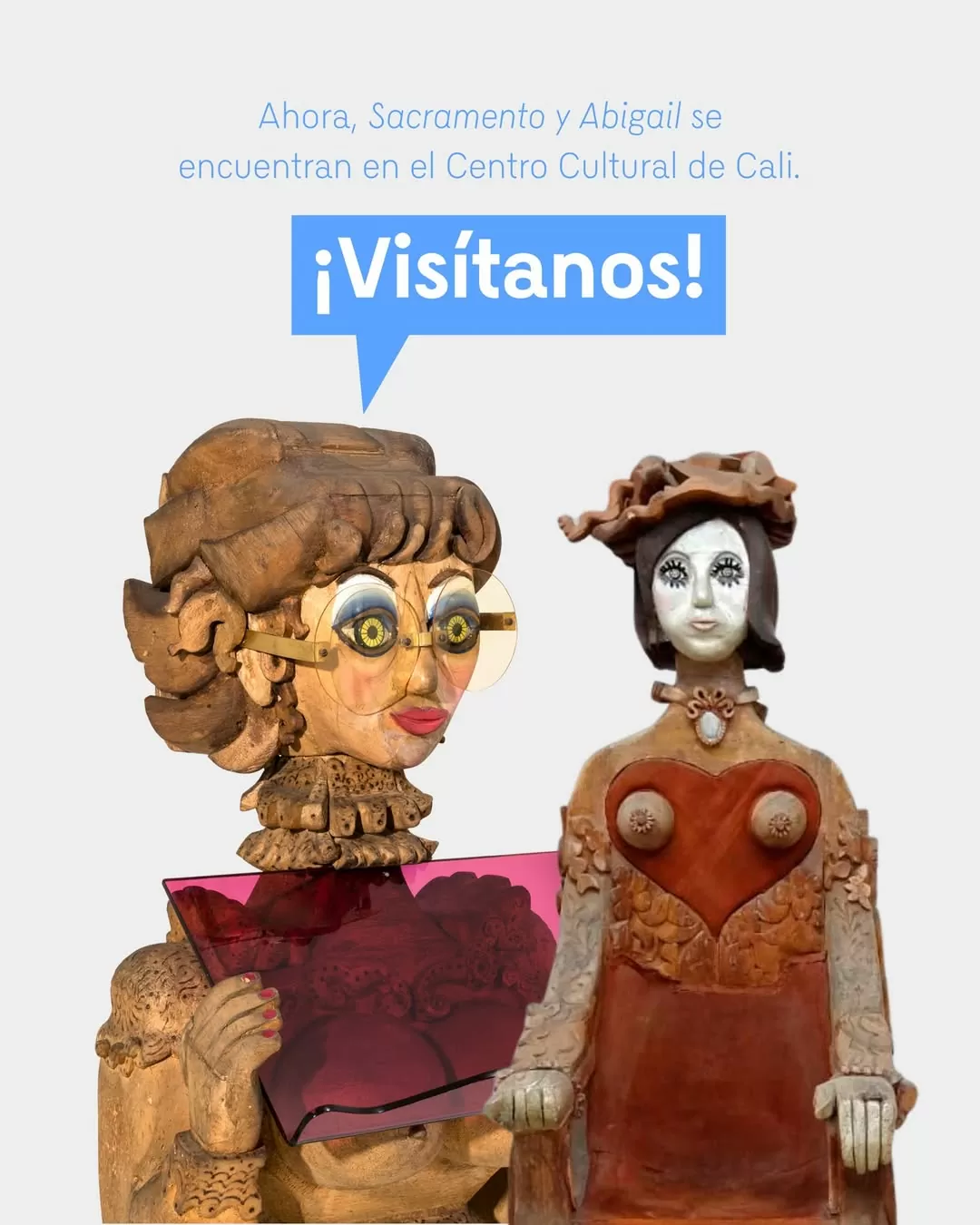 Imagen a color de Sacramento y Abigail. Hernando Tejada