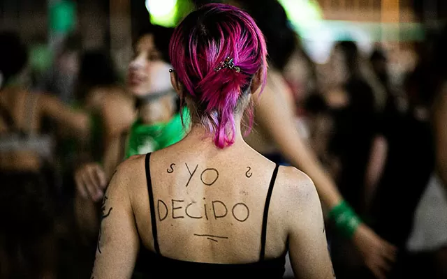 Vigilia por el aborto legal en Paraná, Entre Ríos