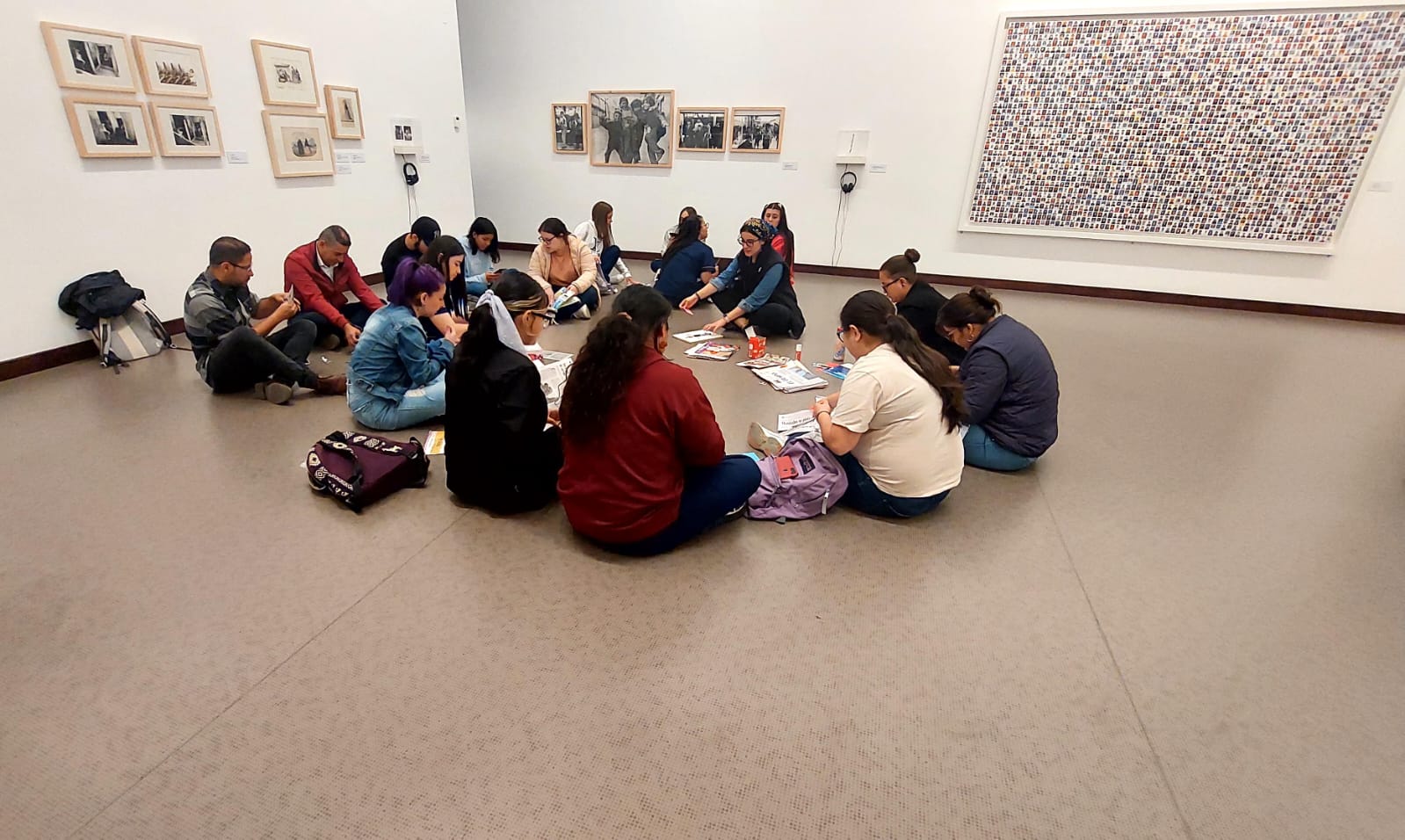 Fotografía actividades de la exposición El rigor de la mirada