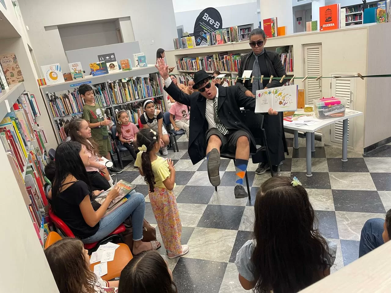 Taller entre niños en la BBC