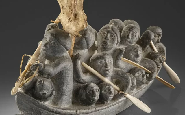 Sin título (La caza de la beluga) 1966 - Joe Talirunnilik