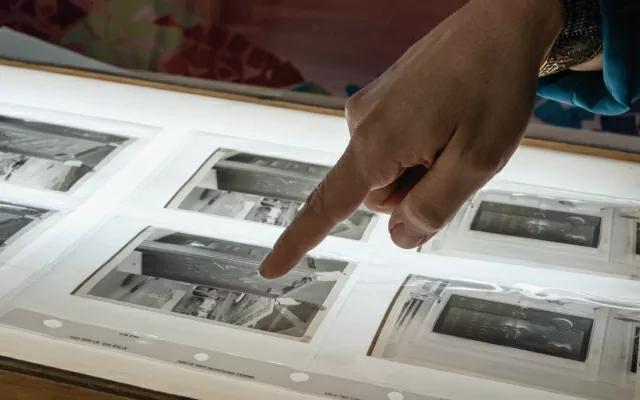 Exposición Archivo latente, memoria visual del Museo del Oro. 2023.