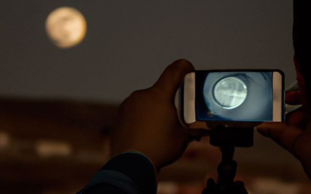Astrofotografia afocal con celular