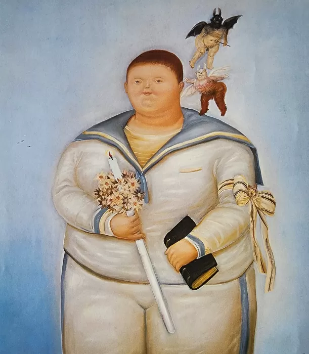 Autorretrato, el día de la primera comunión