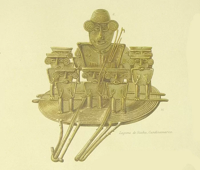 Cultura e industria de los pueblos suramericanos Cultura e industria de los pueblos suramericanos 1891 - detalle cacique