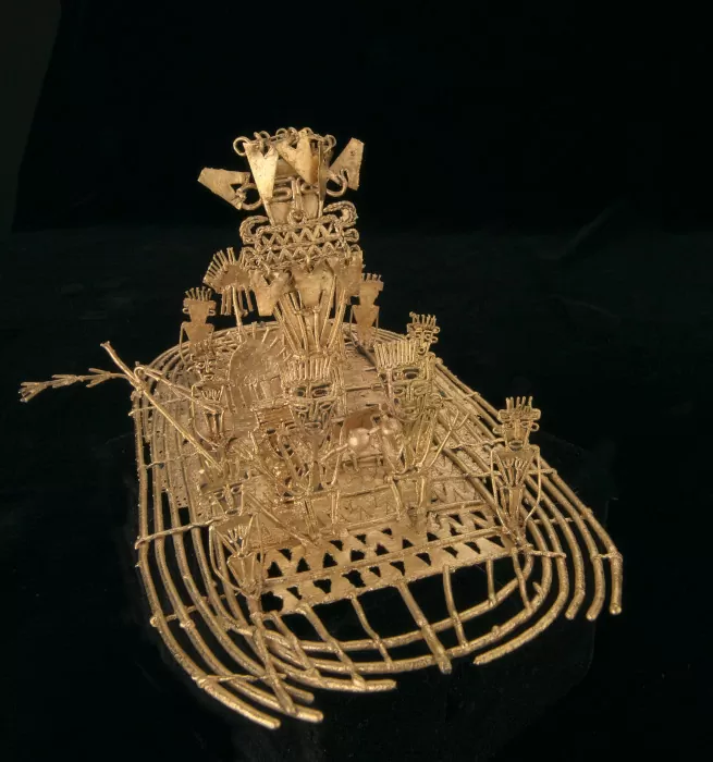 Balsa muisca detalle Balsa muisca detalle