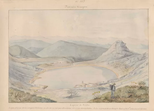 Manuel María Paz, 1855. Laguna de Siecha: provincia de Bogotá.