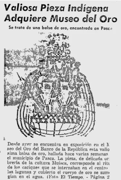Noticia en primera página del periódico El Tiempo, del 30 de abril de 1969.