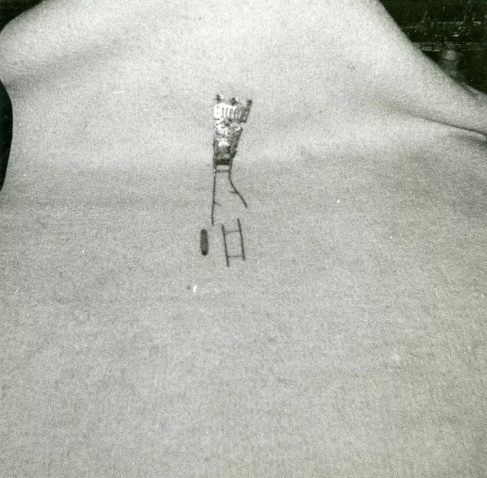 Piezas halladas de la balsa muisca