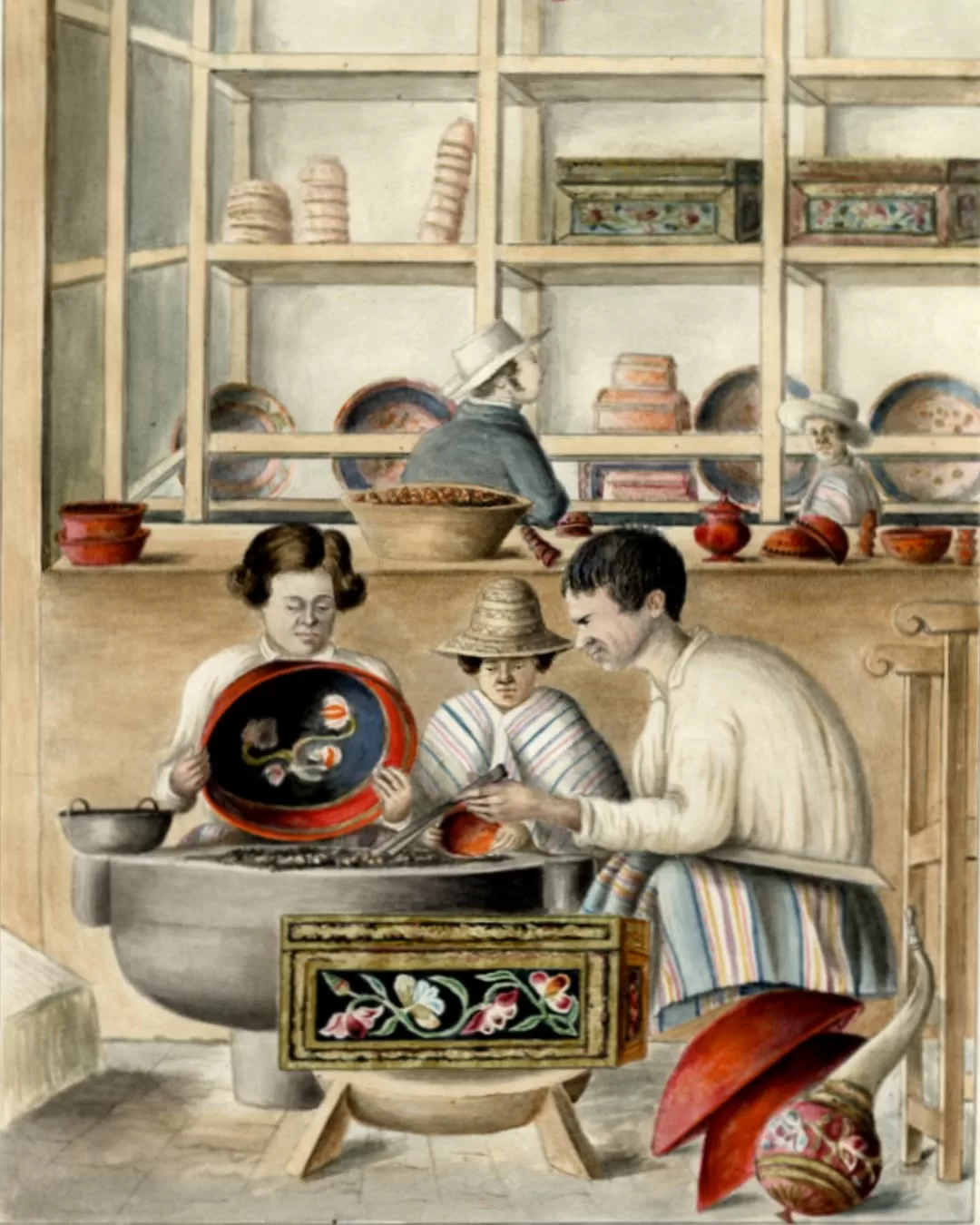 Barnizadores de Pasto, 1853