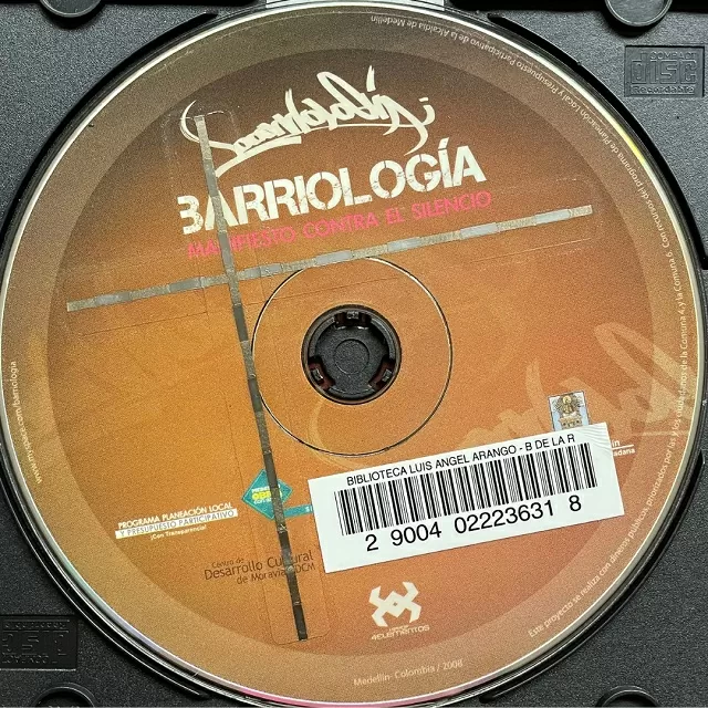 Portada disco de Barriología