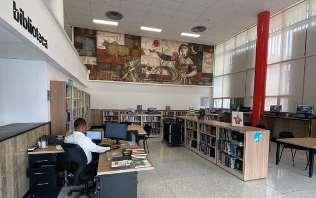 Biblioteca Centro Cultural del Banco de la República en Montería, 2023.
