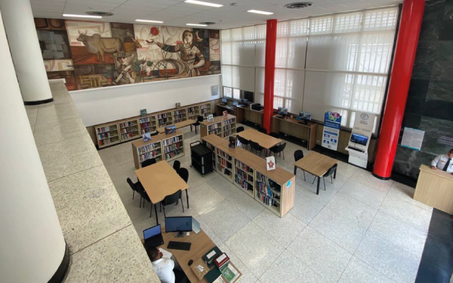 Biblioteca del Centro Cultural de Montería, 2023.