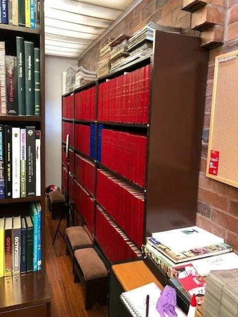 Biblioteca de fútbol colección de Guillermo Ruiz Bonilla