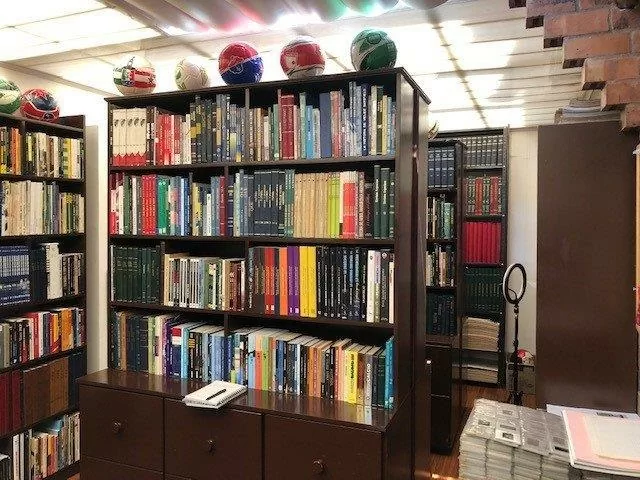 Biblioteca de fútbol colección de Guillermo Ruiz Bonilla