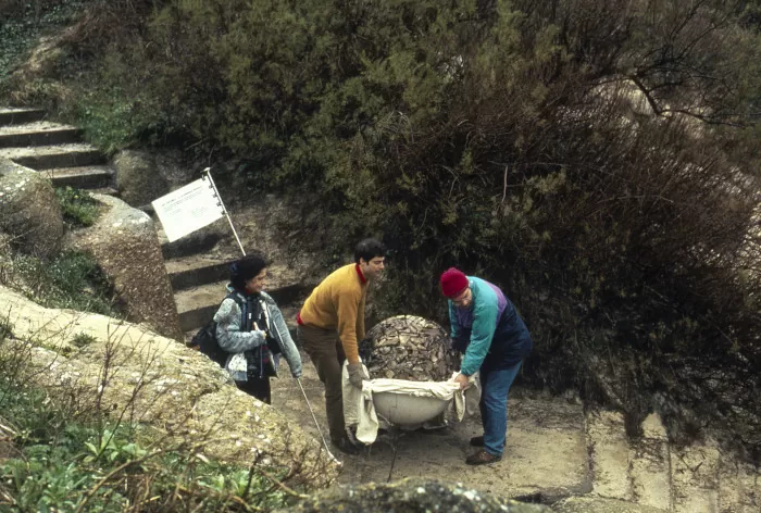 Detalle de la obra Latitud 50° 02' Norte / Longitud 5° 40' oeste, 1994