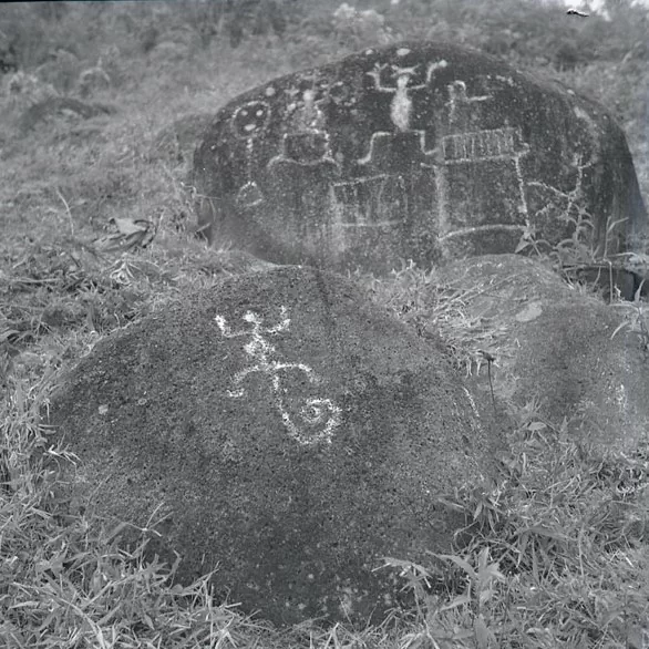 Petroglifos en Pitalito, Huila. 1937