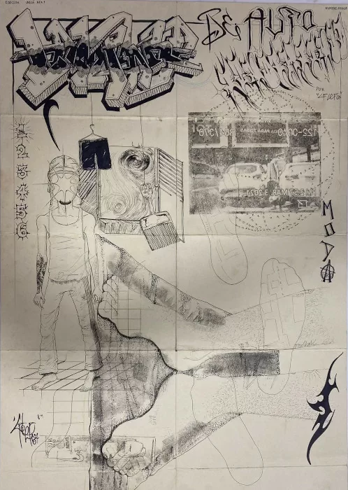 Una persona negra en el espacio público. Mauricio Quiñonez