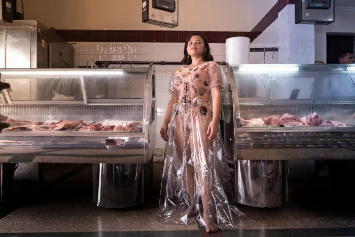 Amerindia de la serie Desbordadas. Maira Bertel