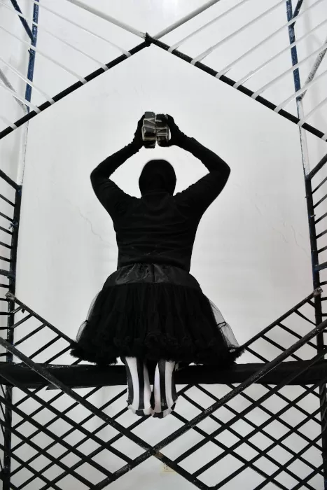 Mujer de construcción. Sonia Algarín