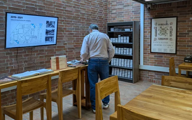 Centro de Documentación Regional de Armenia en el Museo del Oro Quimbaya.