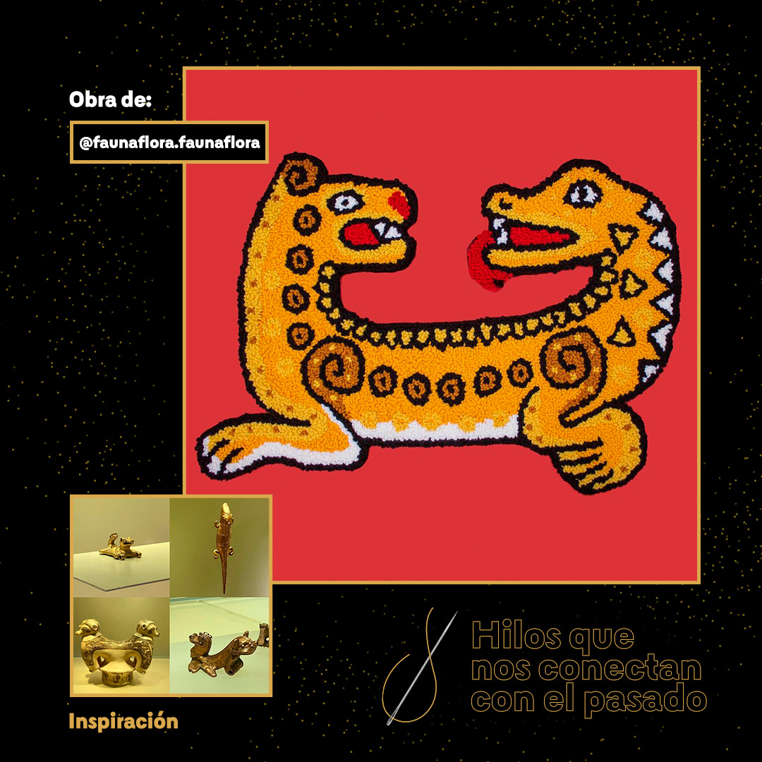 Hilos que nos conectan con el pasado Challenge del Museo del Oro 2022.